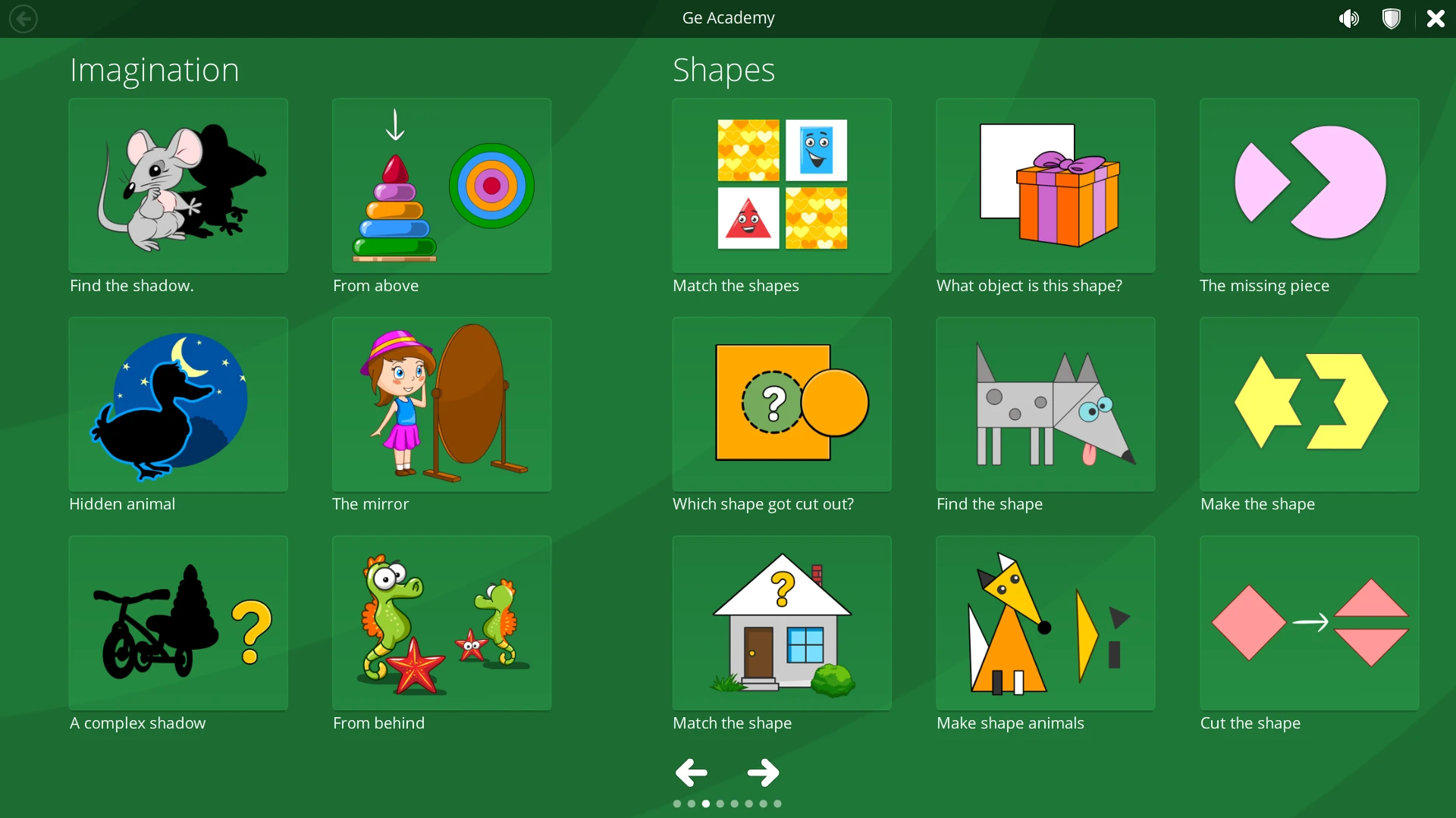 Ge Academy Educational Games